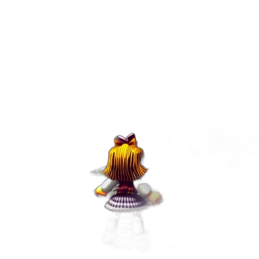staff, creature, crown, hair, 3d render, pixel art, concept art, photorealistic transparent PNG cut-out