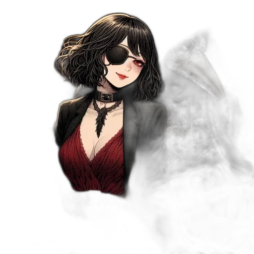 dress, mask, face, staff, fantasy art, concept art, watercolor, comic book art transparent PNG cut-out