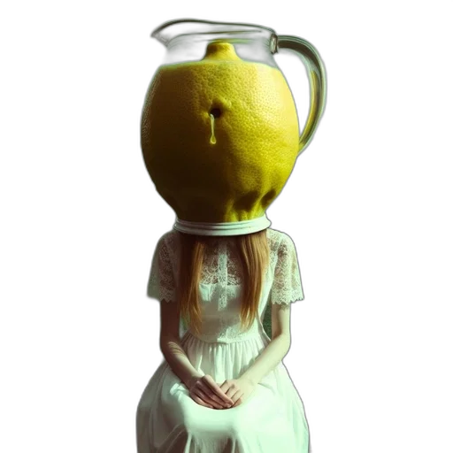 bottle, dress, robot, food, 3d render, concept art, photorealistic, oil painting transparent PNG cut-out