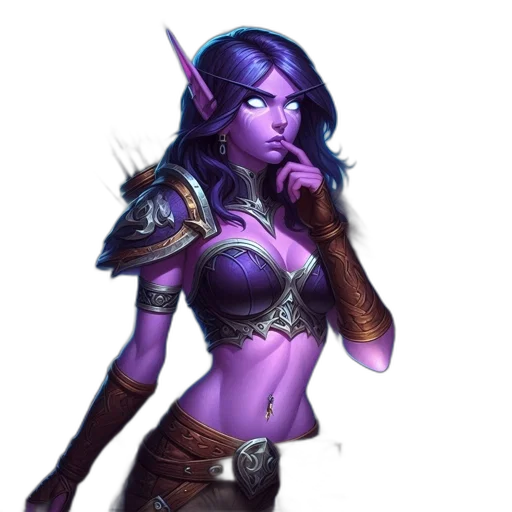 staff, fantasy art, concept art, pixel art, cyberpunk, dark, fantasy, archer transparent PNG cut-out