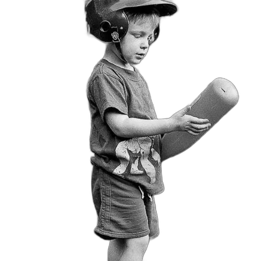 hat, staff, weapon, shoes, photorealistic, young, child, garden transparent PNG cut-out