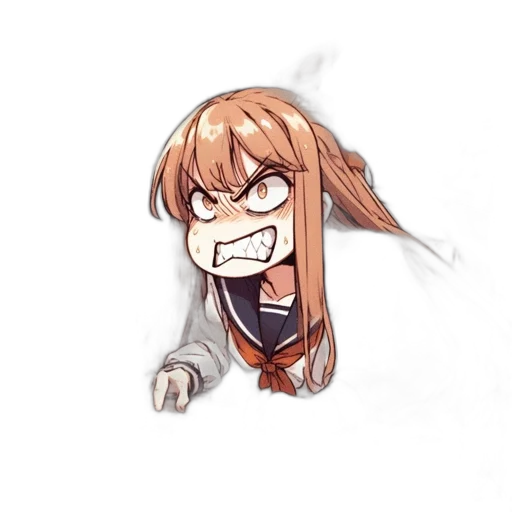 creature, mask, face, weapon, anime, pixel art, cartoon, concept art transparent PNG cut-out