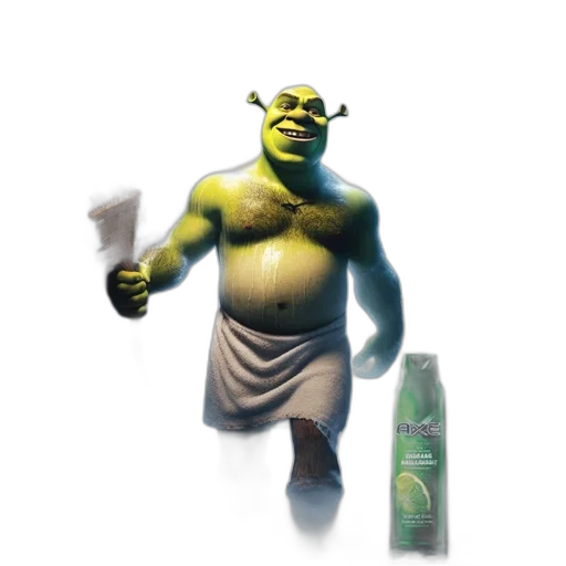 creature, bottle, staff, animal, concept art, 3d render, fantasy art, comic book art transparent PNG cut-out