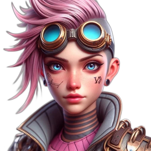 face, robot, staff, weapon, cyberpunk, fantasy art, concept art, anime transparent PNG cut-out