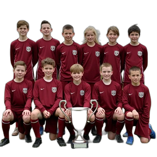 under, 13s, team, after transparent PNG cut-out