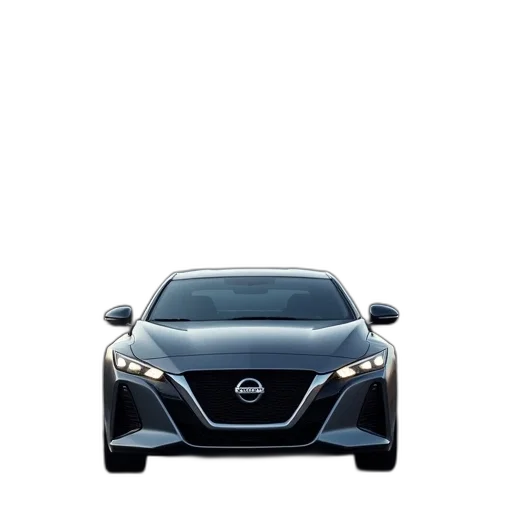car, 3d render, photorealistic, 2020, nissan, maxim, hood, driving transparent PNG cut-out