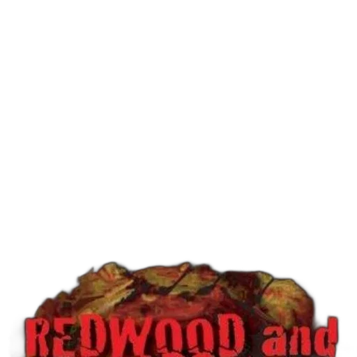 food, 3d render, concept art, red, dark, mysterious, poster, title transparent PNG cut-out
