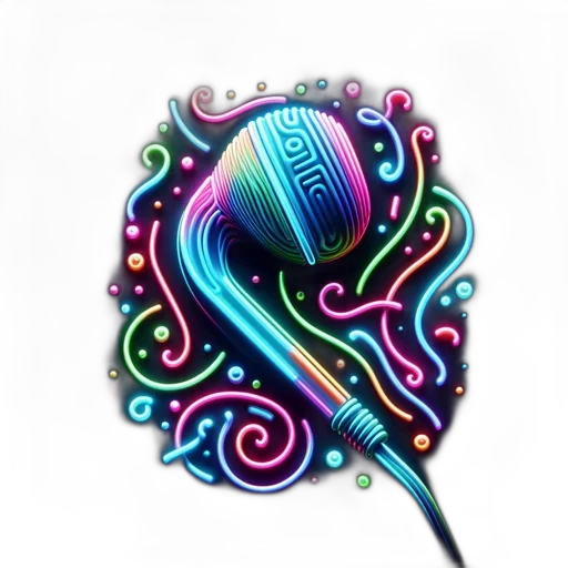 staff, hair, weapon, jewelry, vaporwave, 3d render, concept art, fantasy art transparent PNG cut-out