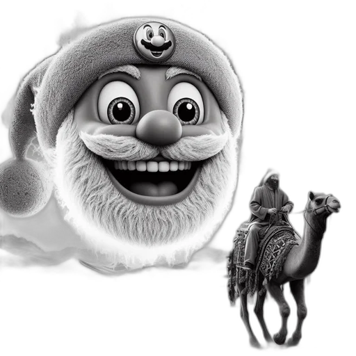creature, animal, mask, concept art, pencil sketch, 3d render, photorealistic, snow transparent PNG cut-out