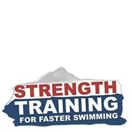 strength, training, faster, swimming, book, cover, featuring, swimmer transparent PNG cut-out