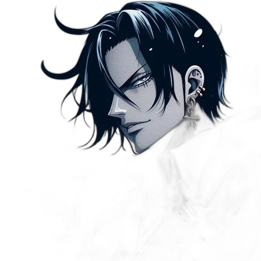 face, mask, hair, staff transparent PNG cut-out