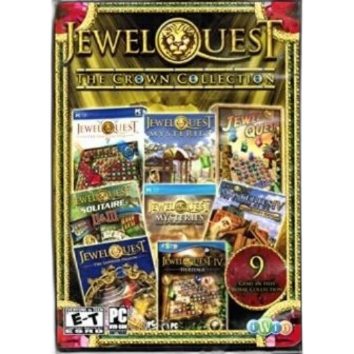 jewelry, jewel, quest, crown, collection, game, box, featuring transparent PNG cut-out