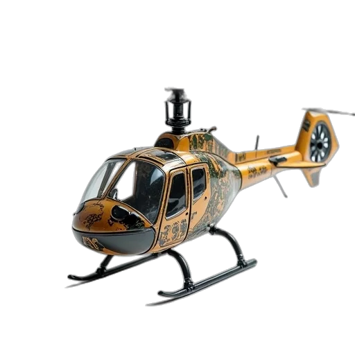 3d render, concept art, photorealistic, helicopter, model, different, parts transparent PNG cut-out