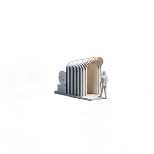 furniture, robot, jewelry, car, 3d render, photorealistic, concept art, monochrome transparent PNG cut-out