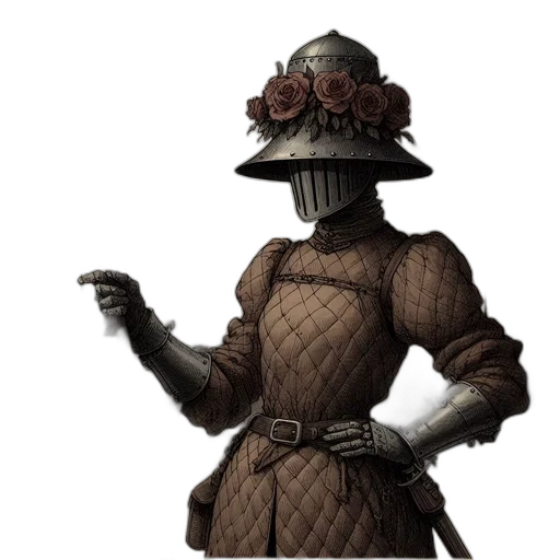 mask, staff, robot, hat, concept art, fantasy art, pixel art, 3d render transparent PNG cut-out