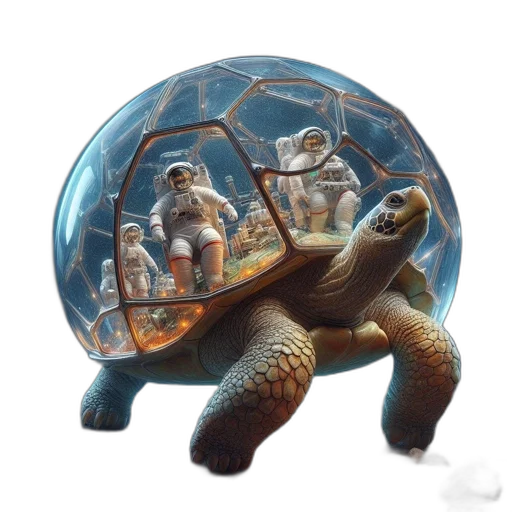 umbrella, animal, creature, concept art, 3d render, photorealistic, fantasy art, underwater transparent PNG cut-out