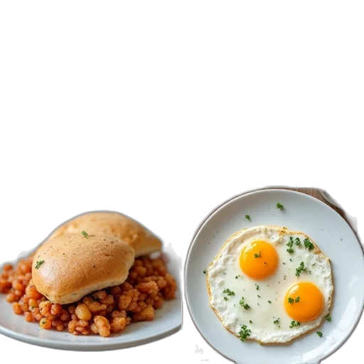 food, 3d render, four, pictures transparent PNG cut-out