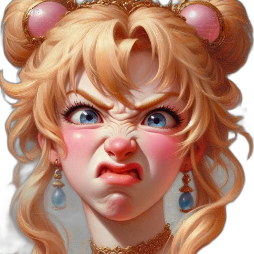 face, mask, jewelry, crown, photorealistic, concept art, fantasy art, anime transparent PNG cut-out