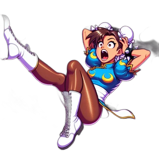 staff, concept art, pixel art, comic book art, cartoon, neon lights, animated, female transparent PNG cut-out