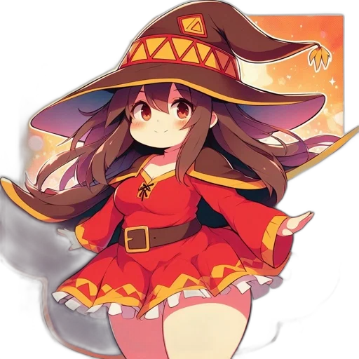 hat, staff, dragon, weapon, anime, pixel art, fantasy art, concept art transparent PNG cut-out