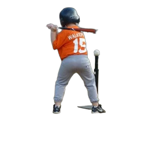weapon, staff, young, child, orange, shirt, name, walker transparent PNG cut-out