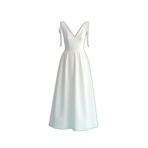 dress, side, paneled, halve, white, pale, blue transparent PNG cut-out