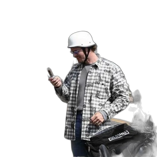 jacket, staff, hat, weapon transparent PNG cut-out