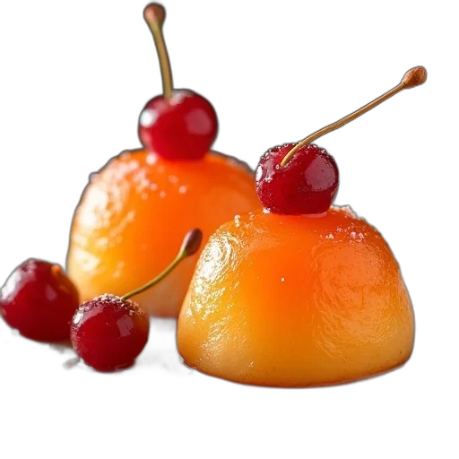 food, crown, staff, hat, photorealistic, 3d render, gulab, jamun transparent PNG cut-out
