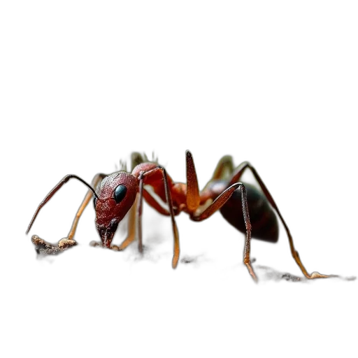 animal, creature, robot, dragon, 3d render, concept art, photorealistic, ants transparent PNG cut-out