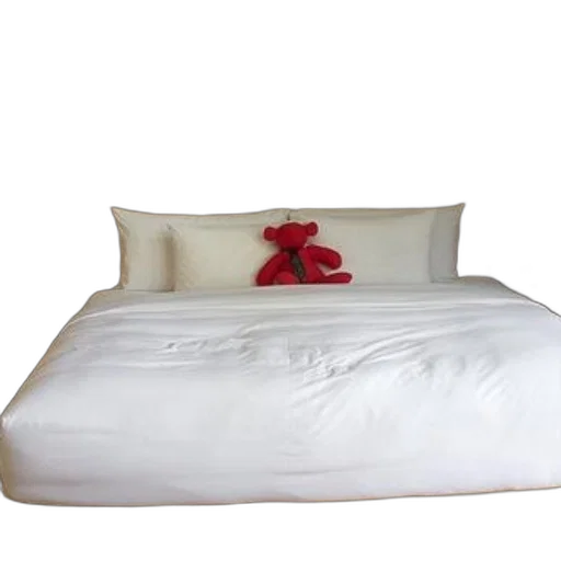 furniture, 3d render, photorealistic, cozy, bedroom, large, bed, white transparent PNG cut-out