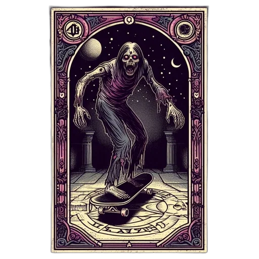 creature, fantasy art, concept art, comic book art, pixel art, dark, illustrated, tarot transparent PNG cut-out