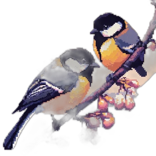 animal, staff, pixel art, oil painting, photorealistic, watercolor, monochrome, colorful transparent PNG cut-out