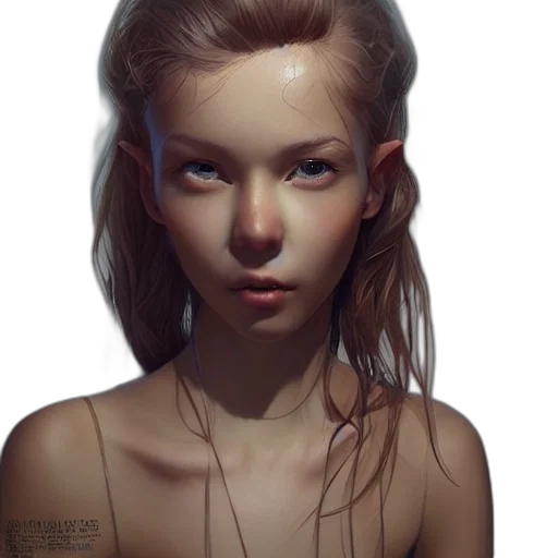 face, jewelry, hair, creature transparent PNG cut-out