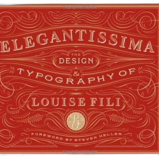 photorealistic, elegantissima, design, typography, louise, fili, book, cover transparent PNG cut-out