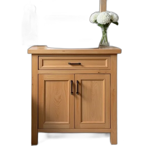 furniture, staff, crown, 3d render, photorealistic, earth tones, wooden, vanity transparent PNG cut-out