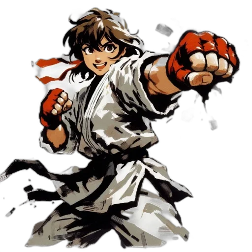 weapon, concept art, comic book art, pixel art, anime, martial, artist, dynamic transparent PNG cut-out