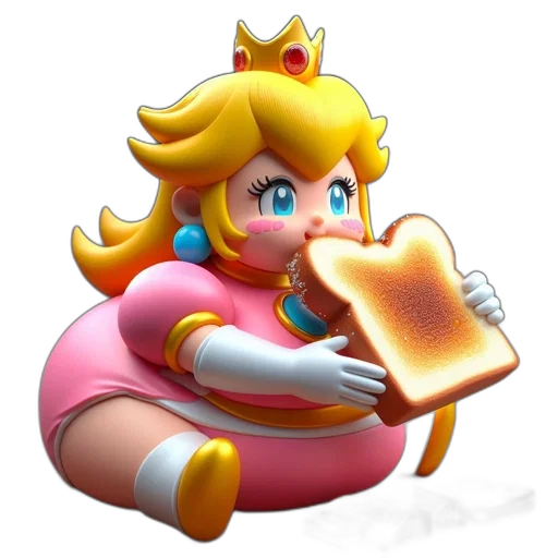 food, dress, crown, weapon, concept art, vaporwave, 3d render, pixel art transparent PNG cut-out