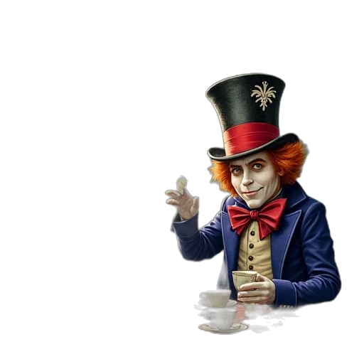 staff, hat, 3d render, concept art transparent PNG cut-out
