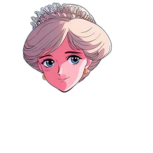 crown, face, staff, hat, cartoon, pixel art, concept art, watercolor transparent PNG cut-out