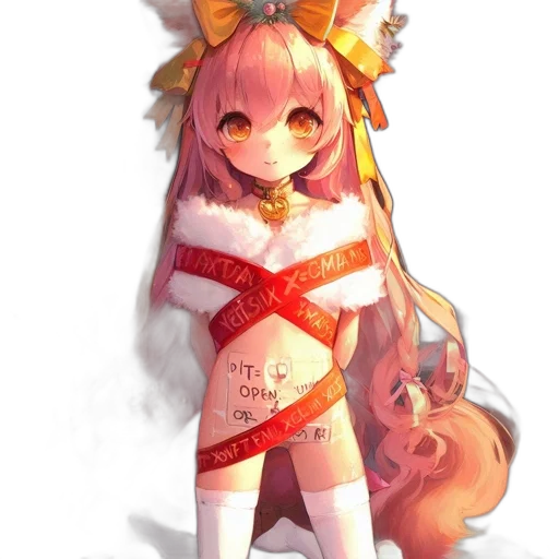 staff, dress, animal, creature, anime, fantasy art, pixel art, concept art transparent PNG cut-out