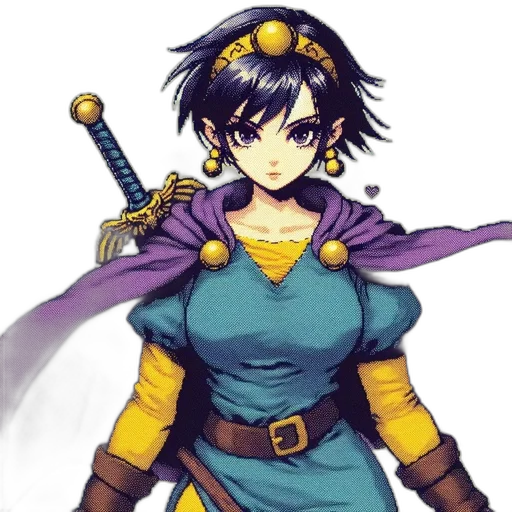staff, sword, weapon, fantasy art, concept art, pixel art, anime, golden transparent PNG cut-out