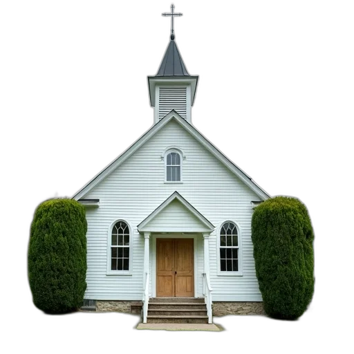 building, furniture, dress, 3d render, photorealistic, concept art, white, church transparent PNG cut-out