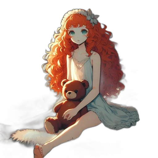 dress, creature, staff, animal, pixel art, concept art, fantasy art, anime transparent PNG cut-out