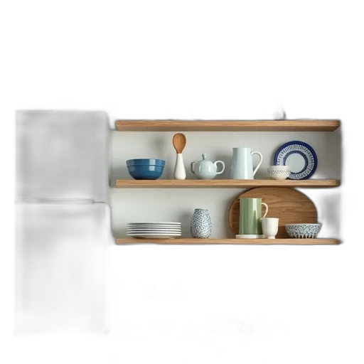 furniture, food, 3d render, photorealistic, concept art, earth tones, monochrome, pastel transparent PNG cut-out