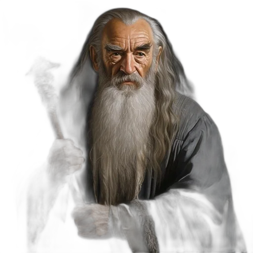 face, dragon, staff, creature transparent PNG cut-out