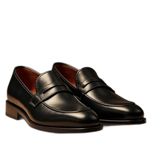 shoes, tommy, leather, slip, loafers transparent PNG cut-out