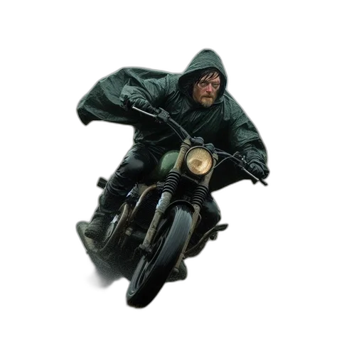 jacket, weapon, creature, robot, concept art, 3d render, cyberpunk, photorealistic transparent PNG cut-out