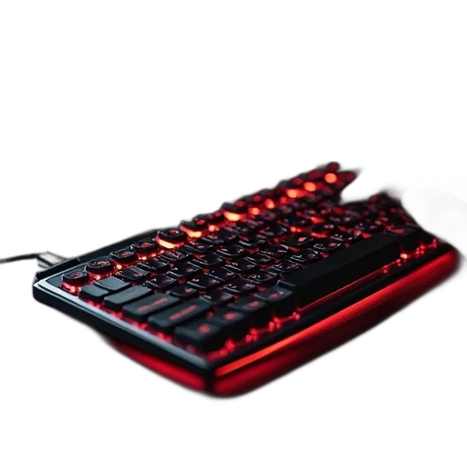 cyberpunk, 3d render, red, griffin transparent PNG cut-out