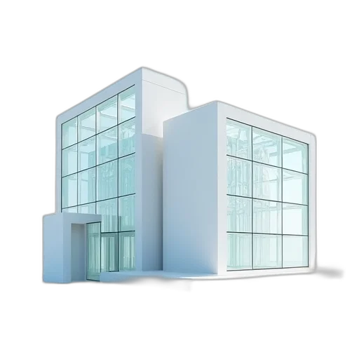 building, furniture, 3d render, concept art, photorealistic, blue, architecture, glass transparent PNG cut-out
