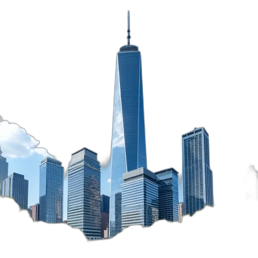 building, concept art, 3d render, photorealistic, city street, cityscape, clear, blue transparent PNG cut-out